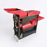 Machine à décortiquer et à battre le maïs portable, deux fonctions : décortiqueuse et batteuse de maïs pour la récolte et le traitement du maïs en ferme familiale