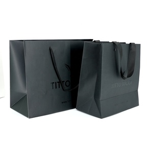 <span class=keywords><strong>BTO</strong></span> Chaussures personnalisées Magasin de marque Sacs en papier imprimés avec votre propre logo Sacs en papier à provisions en carton sacs cadeaux pour les petites entreprises - Product Image 4
