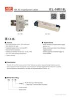 Limiteur de courant de démarrage Meanwell ICL-16R 16A AC pour alimentation sur rail DIN