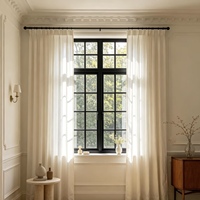 Ventana Francesa Vintage de Acero Forjado Estilo Antiguo para Proyecto de Renovación de Viviendas
