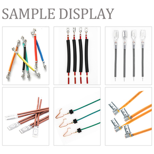 Nhà Máy Độ Chính Xác Cao Tự Động Đôi Đầu Cả Hai Hai Đầu Dây Cáp Thiết Bị Đầu Cuối Uốn Tóc Bồng Kết Nối Máy Ép Cho AWG28-12 - Product Image 2