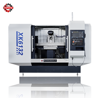 Fraiseuse verticale CNC à usage moyen HIPOW XK6132, mono-axe, système de commande GSK, automatique 3 axes, 7,5 kW, 1325x320