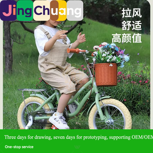 Carrito de Princesa con Ruedas Luminosas para Niños de 3, 4 y 5 Años, Niños y Niñas, de 12, 14, 16 y 18 Pulgadas - Product Image 1