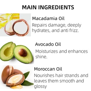 Serum perawatan rambut 40 kapsul perawatan rambut tidak memerlukan bilas minyak Argan diperkaya minyak Macadamia <span class=keywords><strong>Vitamin</strong></span> <span class=keywords><strong>E</strong></span> pro-<span class=keywords><strong>vitamin</strong></span> B5 untuk keduanya - Product Image 2