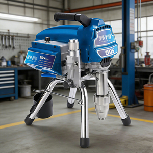 Pulvérisateur électrique sans air multifonction 995, kit complet avec <span class=keywords><strong>pistolet</strong></span> de pulvérisation, tuyau haute pression pour usage industriel et bricolage - Product Image 1