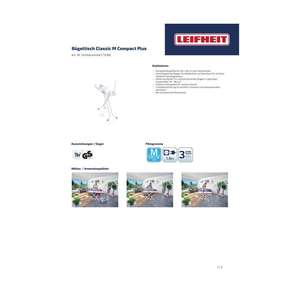 Leifheit bügeltisch CLASSIC M PLUS 120x38cm - Product Image 2