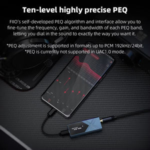 FiiO KA17 Portable double ES9069Q puces <span class=keywords><strong>USB</strong></span> <span class=keywords><strong>DAC</strong></span> Audio HiFi décodeur <span class=keywords><strong>amplificateur</strong></span> <span class=keywords><strong>casque</strong></span> <span class=keywords><strong>pour</strong></span> son haute résolution - Product Image 4