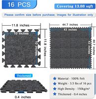 Tapis de sol emboîtables de haute qualité, antidérapants, anti-vibrations, insonorisants, couvertures acoustiques pour la décoration intérieure