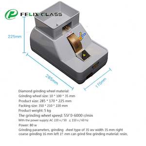 Biseladora Óptica Manual HANDEDGER CP-7-35WV, Máquina de Biselado de Lentes Ópticas de 80W 110/220V con Certificación CE - Product Image 5