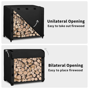 Taille Personnalisable Étanche <span class=keywords><strong>Bois</strong></span> <span class=keywords><strong>de</strong></span> <span class=keywords><strong>Chauffage</strong></span> Rack Snow Protector Patio Log Rack Cover - Product Image 5
