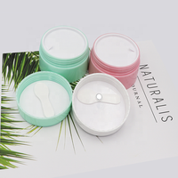Pot en plastique vide de 10 ml, 20 ml, 50 ml, 100 ml, pot à crème cosmétique rose en plastique pour crème pour le visage, pots à maquillage avec bouchon à vis