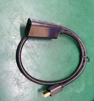 Adaptateur 4K vers HDTV compatible, câble convertisseur DP mâle-femelle avec gaine en PVC torsadée pour PC et projecteur