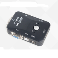 MT-VIKI MT-201UK-CH Commutateur KVM USB VGA 2 ports 2 entrées 1 sortie 1920*1440, fabriqué au Guangdong, moule privé