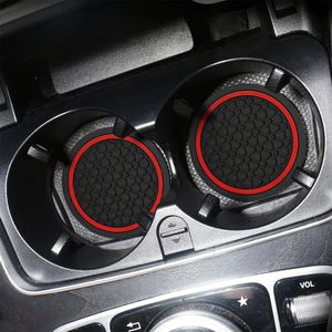 Tapis antidérapant pour voiture à motif nid d'abeille, tapis de rangement rond pour voiture, tapis d'isolation thermique, version imperméable et résistante à la chaleur - Product Image 1