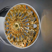 Jantes forgées JZ Luxury Gold Chrome 20 22 24 26 28 30 pouces, design maillé personnalisé, pour voitures de tourisme W463 W464