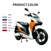 Moto électrique tout-terrain 2000W pour adultes, 72V, deux roues, style sportbike de course, vente chaude
