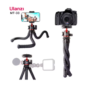 ขาตั้งกล้องแบบยืดหยุ่น <span class=keywords><strong>Ulanzi</strong></span> <span class=keywords><strong>MT</strong></span> 33 สำหรับโทรศัพท์มือถือและกล้องถ่ายรูป ดีไซน์ 2in1 พร้อมที่ยึดโทรศัพท์ ขาตั้งแบบมี Cold Shoe ด้านข้าง และสกรู 1/4 นิ้ว สำหรับ Tiktok รุ่น mt33 - Product Image 5