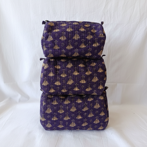 Eco-Friendly Quilted Cotton Candy Pattern <b>Large</b> <b>Capacity</b> <b>Travel</b> Makeup <b>Bag</b> with Zipper Carry Pouch - Product Image 1