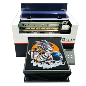 RECAI A3 DTG מדפסת סיטונאי (2 סט חולצת טי הדפסת מכונה + 2 סט דיו כולל $5700 עם משלוח דלת לדלת ים משא לארה"ב)