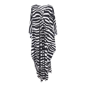 Vestido largo de <span class=keywords><strong>playa</strong></span> informal con botones <span class=keywords><strong>para</strong></span> mujer, talla grande, de poliéster, estilo fluido, <span class=keywords><strong>para</strong></span> vacaciones de verano. - Product Image 5