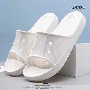 Chaussons pour hommes à semelle épaisse en EVA souple, antidérapants, respirants, résistants aux odeurs et à l'usure, chaussons pour femmes pour la maison, l'extérieur et la plage - Product Image 5