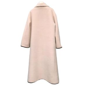 Nouveau Manteau Long en Polaire pour Femme, Hiver Chaud, Amincissant, Doublure à Carreaux, Article de Mode en Gros, Design Texturé, Recommandation - Product Image 2
