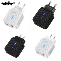 Adaptor ponsel pengisi daya dinding 65W, Super cepat PD 20W untuk Apple untuk iPhone 12 lampu Tipe C QC USB ponsel elektrik C