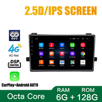 Untuk TOYOTA PRIUS 2015-2021 Radio Headunit Perangkat 2 Din Ganda Quad Octa-Core Android Stereo Mobil GPS Navigasi Carplay