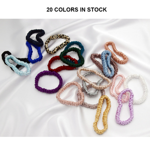 Bandas Elásticas para el Cabello <span class=keywords><strong>de</strong></span> Seda <span class=keywords><strong>de</strong></span> Morera <span class=keywords><strong>de</strong></span> Grado 6A <span class=keywords><strong>de</strong></span> 16 mm, Unisex, <span class=keywords><strong>Pequeñas</strong></span> y Delgadas, Lazos para el Cabello, Scrunchies <span class=keywords><strong>de</strong></span> Seda Delgada, Decoración para el Cabello - Product Image 3
