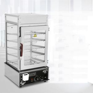 Hot Sale 4 Layers <b>Electric</b> Food <b>Steamer</b> Cabinet Warming showcase Dumplings 110/220V Bun <b>Steamer</b> Display Bun Steam Cabinet - Product Image 4