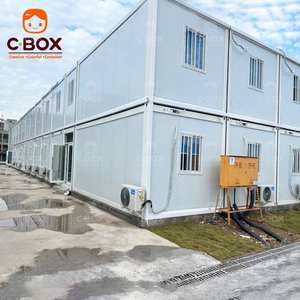 Cbox Easy Assemble Modular Mobile 2-Story Flat Pack Building Modular Office Tiny <b>Homes</b> Mining Camp Prefab Container House - Product Image 2