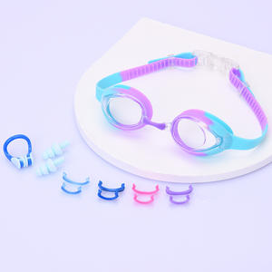 Gafas de natación para niños, lentes de PC, impermeables, antivaho, para niños, con lentes de espejo de alta definición galvanizadas - Product Image 2