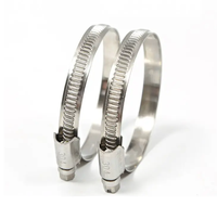 Ventes directes d'usine Allemagne type collier de serrage en acier galvanisé collier de serrage en acier inoxydable collier de serrage