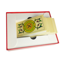MZF Cartas de Tarot de Oráculo con Impresión Personalizada de Alta Calidad, Lámina de Oro, Bordes Dorados, Salud Mental, Atención Plena, Afirmación Positiva