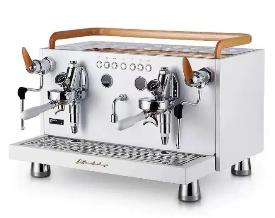 קפה מסחרי מקצועי קפיטירה Kaffeemaschine 2 קבוצות קפיטריות משאבת קפה מאספרסו מכונת קפה אספרסו