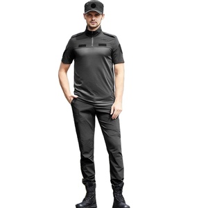 Vêtements de travail Garde de sécurité <span class=keywords><strong>Securitas</strong></span> Uniformes Sécurité Homme Royal Garde Uniformes Été pour hommes Respirant Bleu, noir - Product Image 1