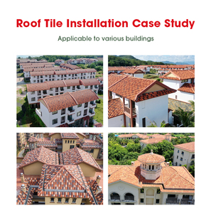 <span class=keywords><strong>Tejas</strong></span> de Cerámica Modernas de Alta Calidad con Forma de Ola, <span class=keywords><strong>Tejas</strong></span> de Terracota para Villas de Lujo, Venta Directa de Fábrica - Product Image 3