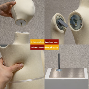 Maniquíes de Cuerpo Completo con Cuerpo Flexible para Ropa Infantil: Ideales para Exhibiciones de Bebés, Niños y Adolescentes en Escaparates - Product Image 5