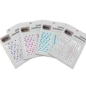 Rave Party Crystal Eye Tattoo Sticker Face Body Jewels Temporary Face Stone Jewelry Glitter Stickers