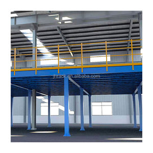 أرفف مستودع أرفف صناعية أرفف تخزين سلالم منصة فولاذية مستودعات الميزانين دور علوي للمكتب - Product Image 1