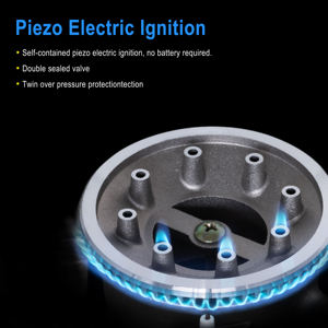 Mini <span class=keywords><strong>Horno</strong></span> Portátil para Exteriores, Estufa de Gas de un Solo Quemador, <span class=keywords><strong>Cocina</strong></span> Compacta para Acampar - Product Image 4