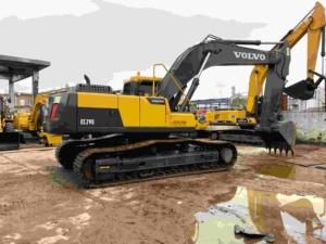 Excavatrice sur chenilles VOLVO EC290 210BLC 240BLC d'occasion de haute qualité avec 1 an de garantie, prix bas, MOTEUR ORIGINAL - Product Image 5