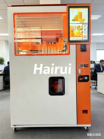 Máquina Comercial de Zumo de Naranja Fresco de 115V Totalmente Automática con Monitoreo Remoto, Pantalla Táctil de 22 Pulgadas, Función de Autolimpieza y Basada en la Nube