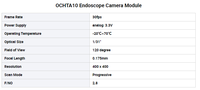 Module de caméra endoscopique USB miniature OCHTA10 avec LED, connecteur personnalisé et prise en charge de la longueur du câble pour l'équipement d'examen médical et la R&D