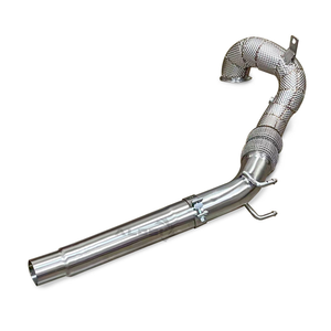 Tuyaux d'échappement à haut débit avec bouclier thermique pour <span class=keywords><strong>Audi</strong></span> A3 2.0T <span class=keywords><strong>Quattro</strong></span> 2014-2020, libère la puissance du turbo <span class=keywords><strong>V12</strong></span> - Product Image 5
