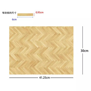 Mini carreaux décoratifs pour maison de poupée OB11, accessoires de sol pour maison de poupée - Product Image 2