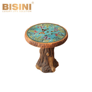 Ensemble <span class=keywords><strong>de</strong></span> <span class=keywords><strong>table</strong></span> et <span class=keywords><strong>de</strong></span> chaises <span class=keywords><strong>de</strong></span> <span class=keywords><strong>jardin</strong></span> <span class=keywords><strong>en</strong></span> ciment et <span class=keywords><strong>en</strong></span> mosaïque imitation <span class=keywords><strong>tronc</strong></span> <span class=keywords><strong>d</strong></span>'<span class=keywords><strong>arbre</strong></span> - Product Image 3