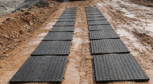 Dalles de pavage en HDPE et panneaux de protection de sol emboîtables <span class=keywords><strong>pour</strong></span> tunnels - Product Image 2