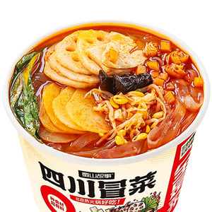 The Story of Shu Mountain - <span class=keywords><strong>Hot</strong></span> <span class=keywords><strong>Pot</strong></span> <span class=keywords><strong>Picante</strong></span> de Camote de Sichuan con 8 Verduras Frescas, Preparado con Agua Caliente, Bajo en Grasa, Sin Cocinar, Instantáneo - Product Image 3