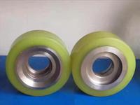 125x5 0/60 roues en polyuréthane à pneu solide à faible résistance au roulement de haute qualité pour palette électrique